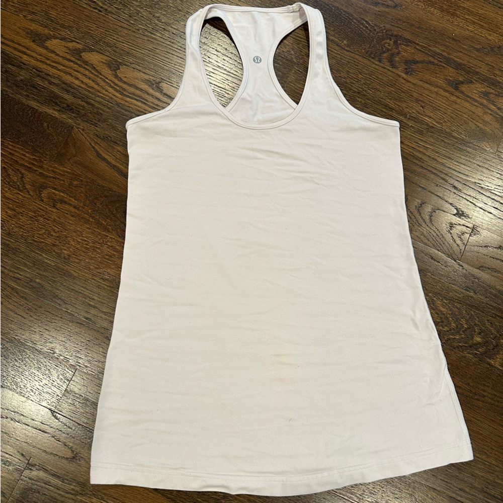 Lululemon Cool Racerback, pale pink, size 10